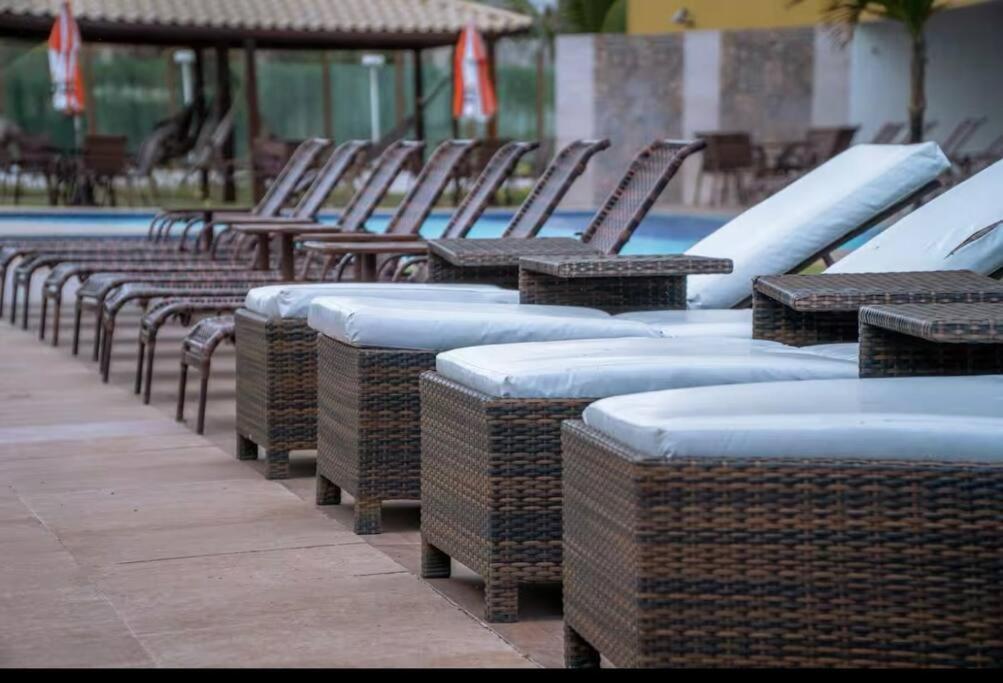 콩데 Tabatinga Flat - Pe Na Areia! Beira Mar! 아파트 외부 사진