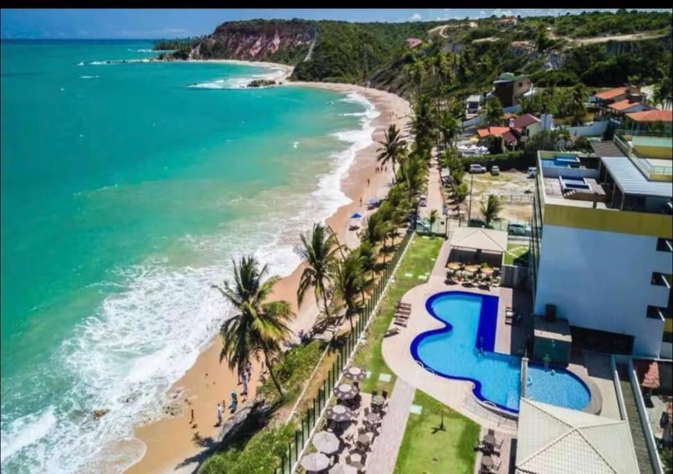 콩데 Tabatinga Flat - Pe Na Areia! Beira Mar! 아파트 외부 사진