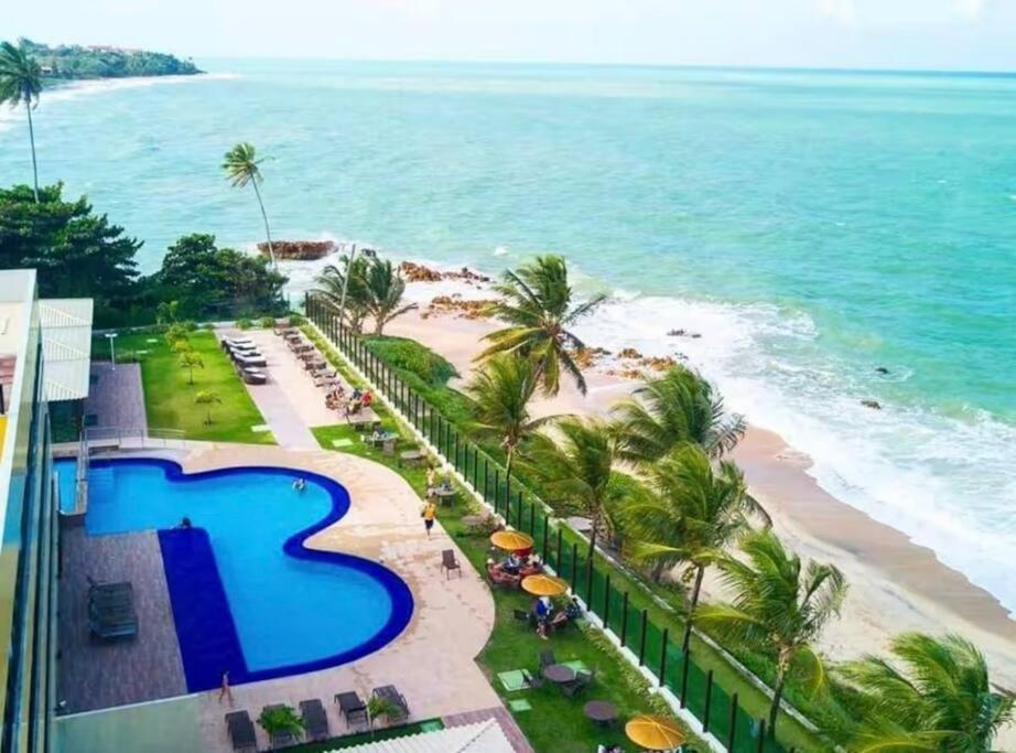 콩데 Tabatinga Flat - Pe Na Areia! Beira Mar! 아파트 외부 사진