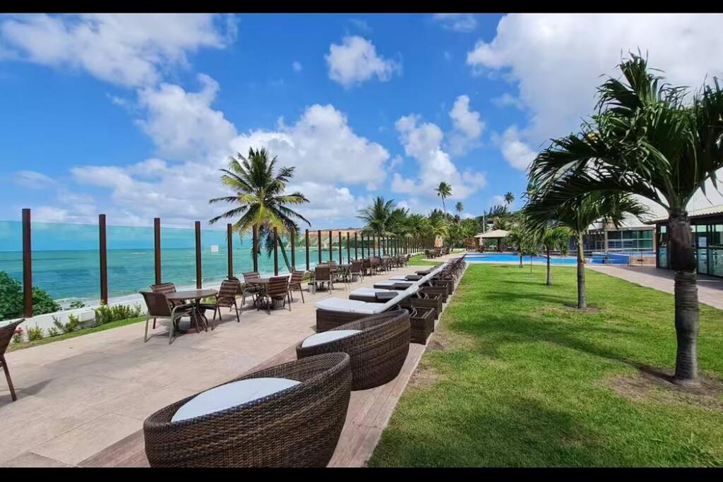 콩데 Tabatinga Flat - Pe Na Areia! Beira Mar! 아파트 외부 사진